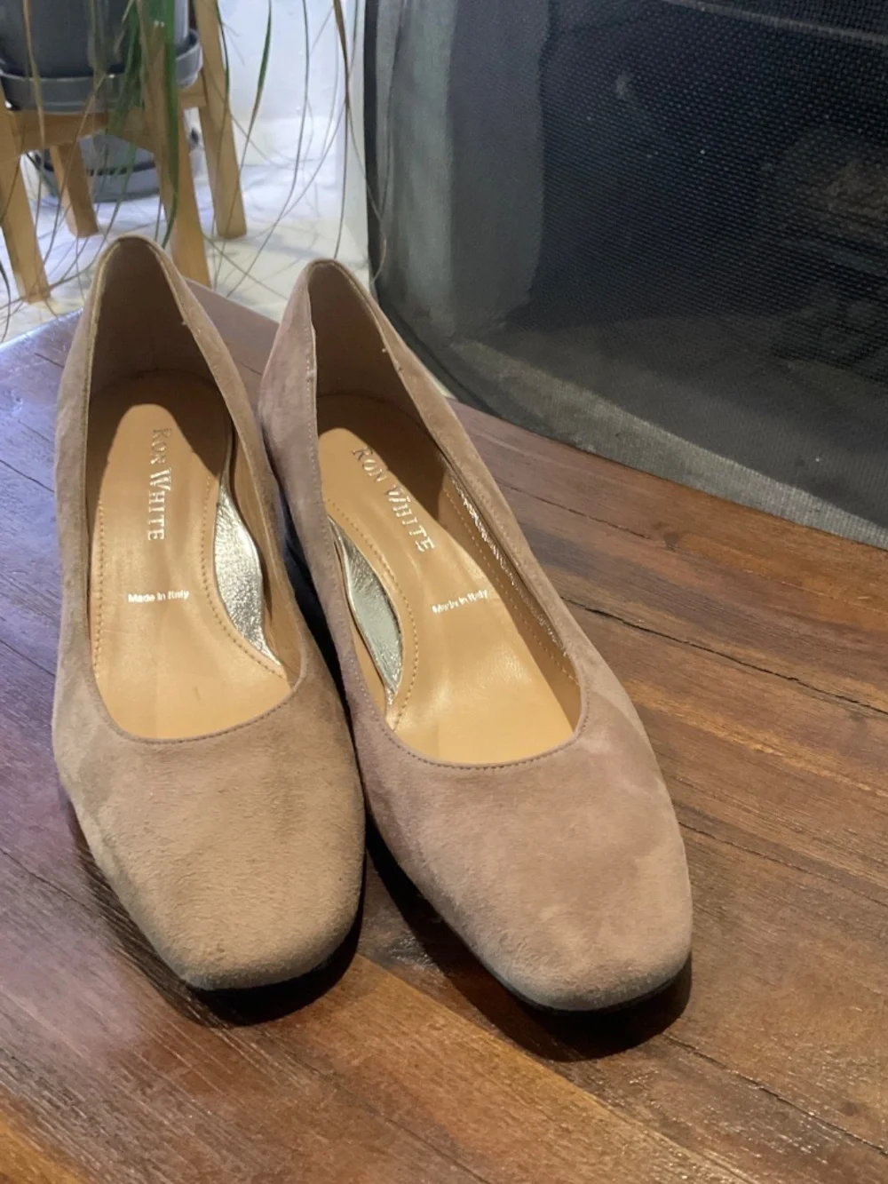 Ron White Elexia Onyx/Tan Suede size EU37 / US 6.5/7